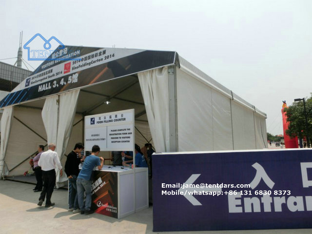 Reception marquee tent